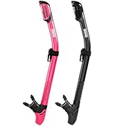 Aegend Diving Dry Snorkel for Adult & Youth - Snorkeling Gear with Top Dry Valve for Snorkeling, ...