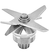 Blender Blade Assembly, Premium Stainless Steel Blender Replacement Parts, 6 Fins Juicer Extracto...