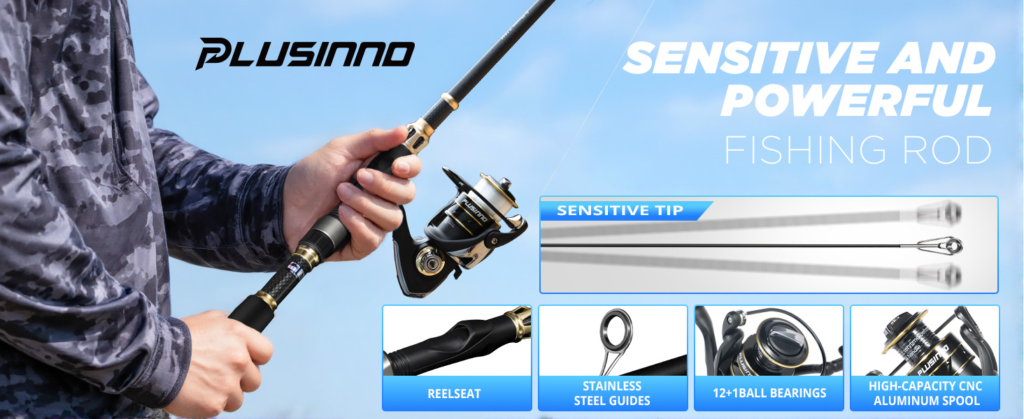 fishing rod and reel combo