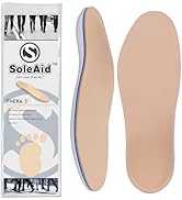 SoleAid Thera 3, 3-Layer Diabetic Insoles - Light Weight, Soft, Anti-Friction, Shock Absorbing Th...