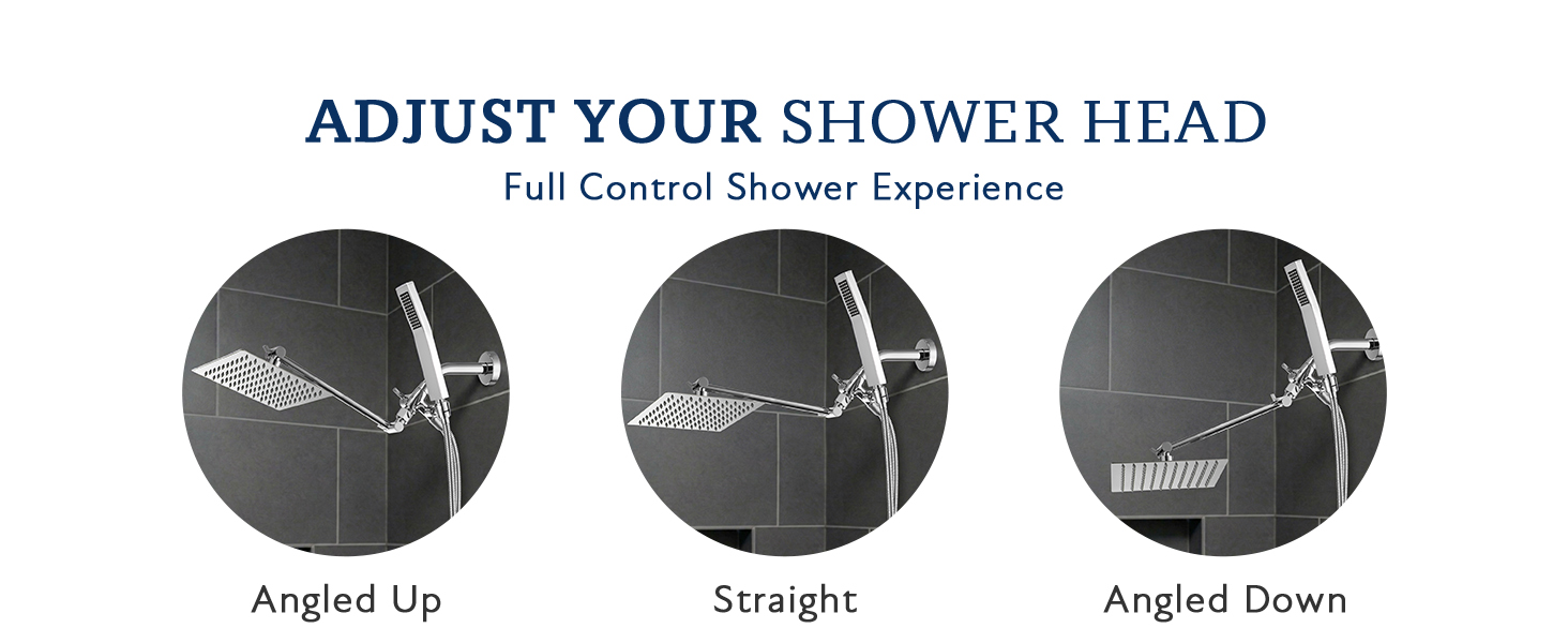 ADJUST YOUR SHOWER HEAD