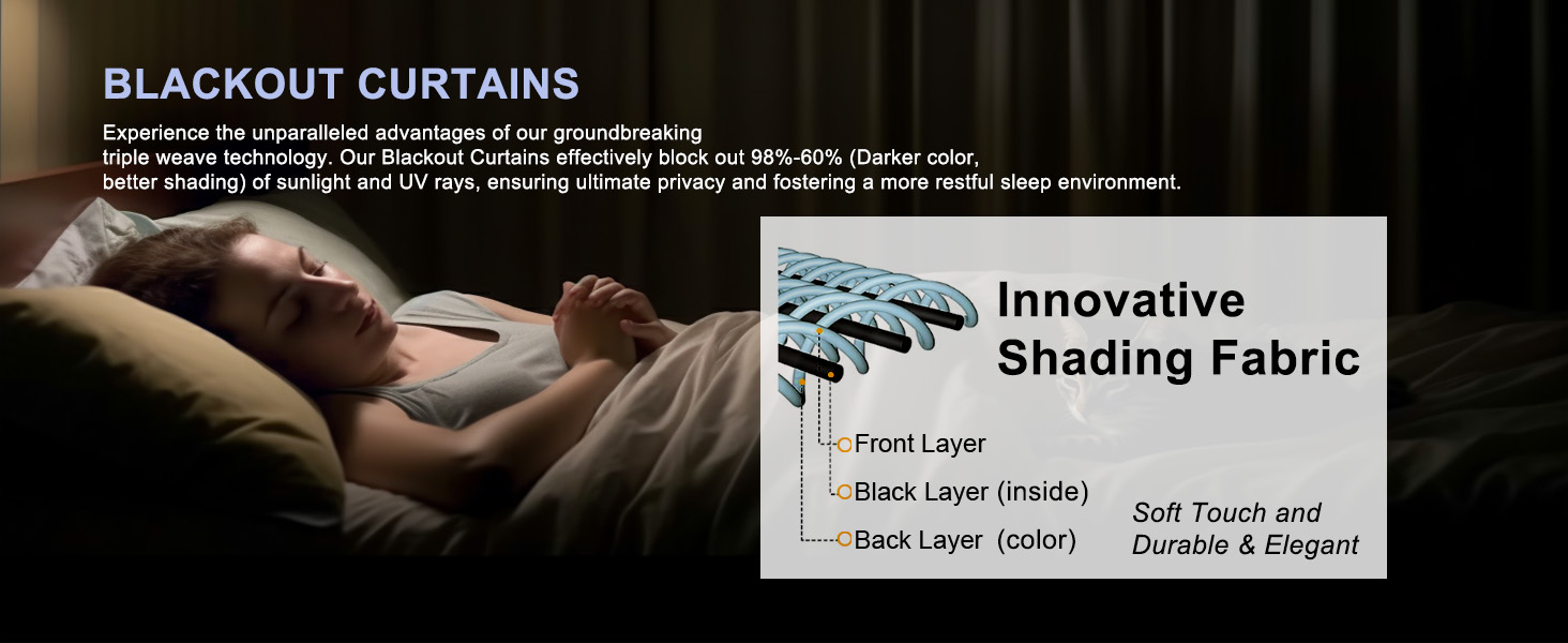 blackout curtains