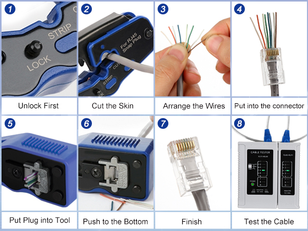Cat6 Crimping Tool Kit