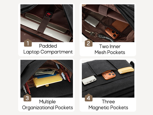 canvas messenger bag