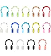 Hurdilen Swimming Nose Clip, 14 Packs Swim Nose Plugs with Waterproof Silica Gel for Kids (Age 7+...