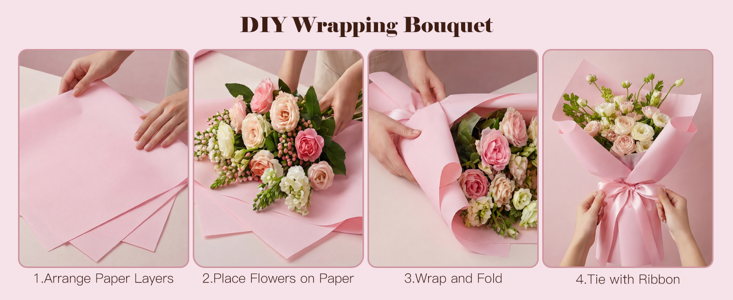 Floral Bouquet Wrapping Paper