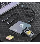 USB 3.2 Gen 2 10Gbps CFexpress Type B and SD Card Reader, Dual-Slot CF Express USB C to USB C/USB...