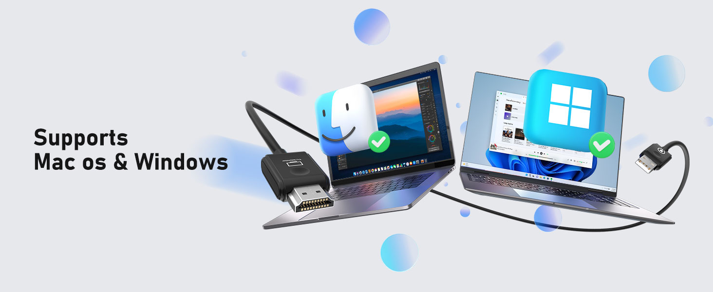 Supports Mac OS and Windows