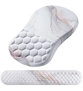 Mouse Pad Wrist Support, Laokiiy 2 in1 Keyboard Wrist Rest+ Ergonomic Mouse Pad, Non-Slip Wrist R...