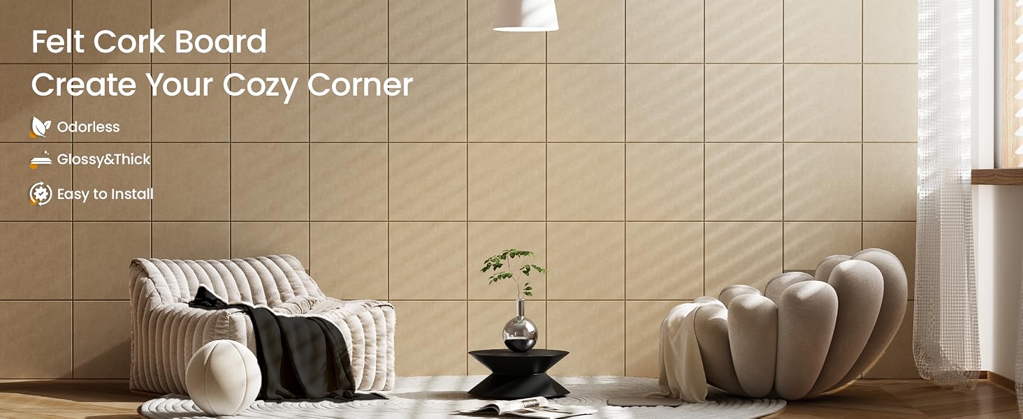 cork board for walls