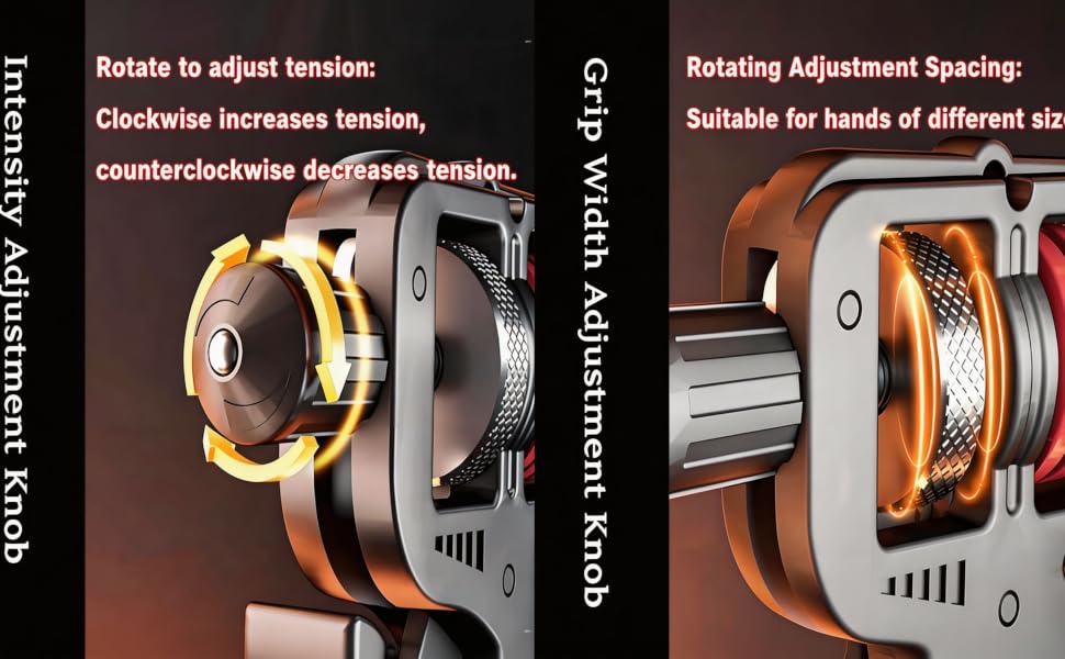 Adjustable resistance 15–400 lbs, ideal for beginners up to pros, growing with your grip training
