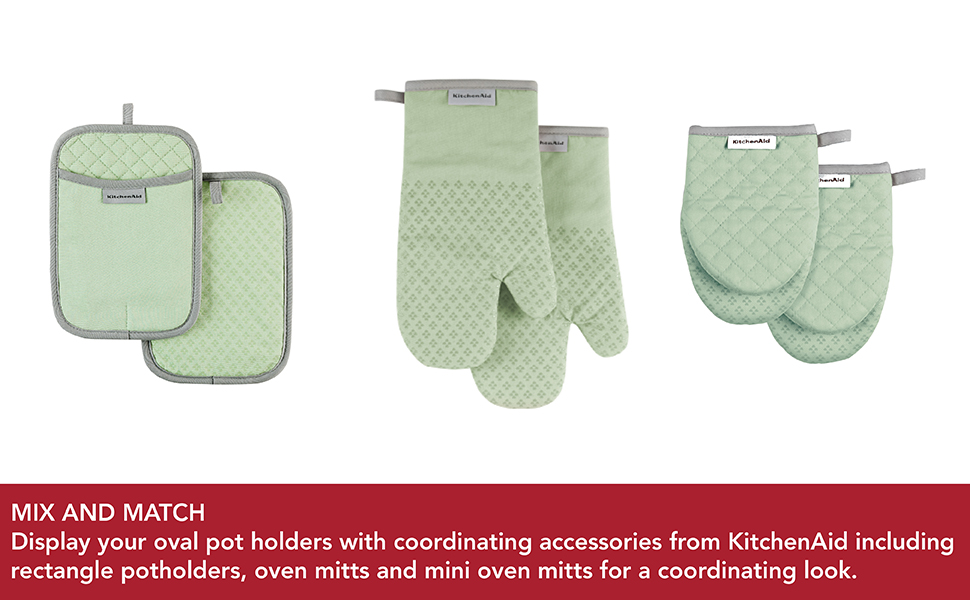 Kitchen Aide Asteroid Oval Pot Holder