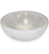 Soul Sticks Selenite Crystal Bowls for Smudging, Healing, Recharging Crystals | Pure Selenite Smu...