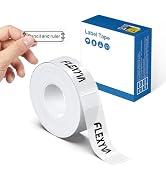 FLEXYVA Genuine P24 Label Maker Tape, 14x40mm Thermal Labels, Transparent | Crisp & Clear Printin...