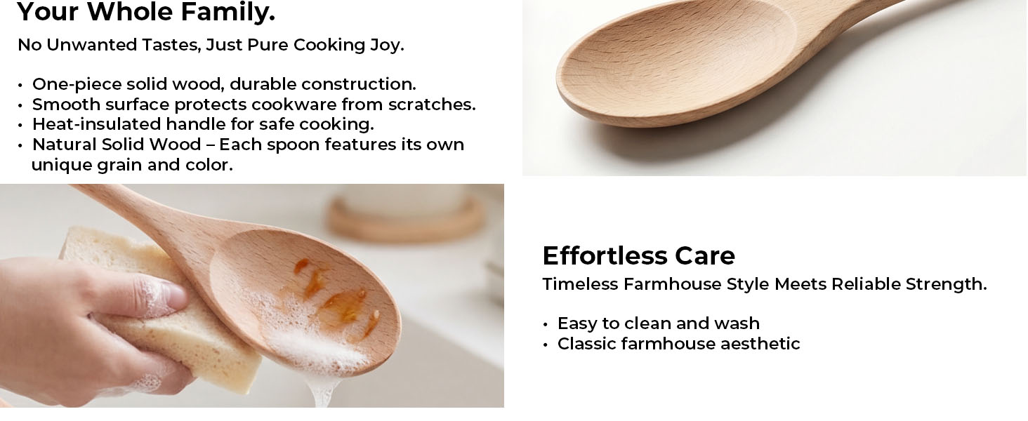 Wooden Spoons for Cooking