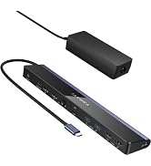 USB C Laptop Docking Station with 100W Power Adapter, iVANKY 12-in-1 85W PD Dock, Dual 4K HDMI Di...