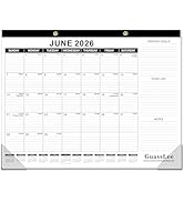 GuassLee Large Desk Calendar 2026,22" x 17" Desktop Wall Calendar 19 Months Planner Runs from Jun...
