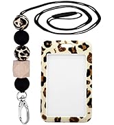 BIHRTC ID Badge Holder with Silicone Beaded Breakaway Lanyard Positivity Necklace Lanyards Name T...