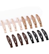 Cptots 16 PCS Snap Hair Clips Metal Barrettes for Women Non Slip Barrettes for Thick and Thin Fin...
