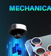Typewriter Mechanical Gaming Keyboard with Mouse, Metal Panel Retro Keyboard with Round Keycap Bl...