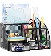 EasyPAG Mesh Desk Organizer for Women with Drawer - Multi-Functional Office & Makeup Storage, Ant...