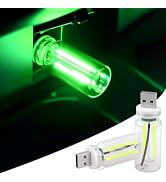 2PCS USB Lights for Car, Touch Dimmable Retro Car Lamp Interior LED Ambient Lighting, Portable Mi...
