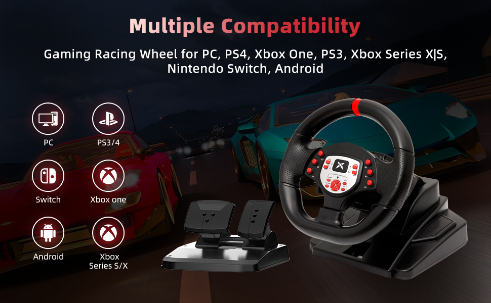 gaming steering wheel