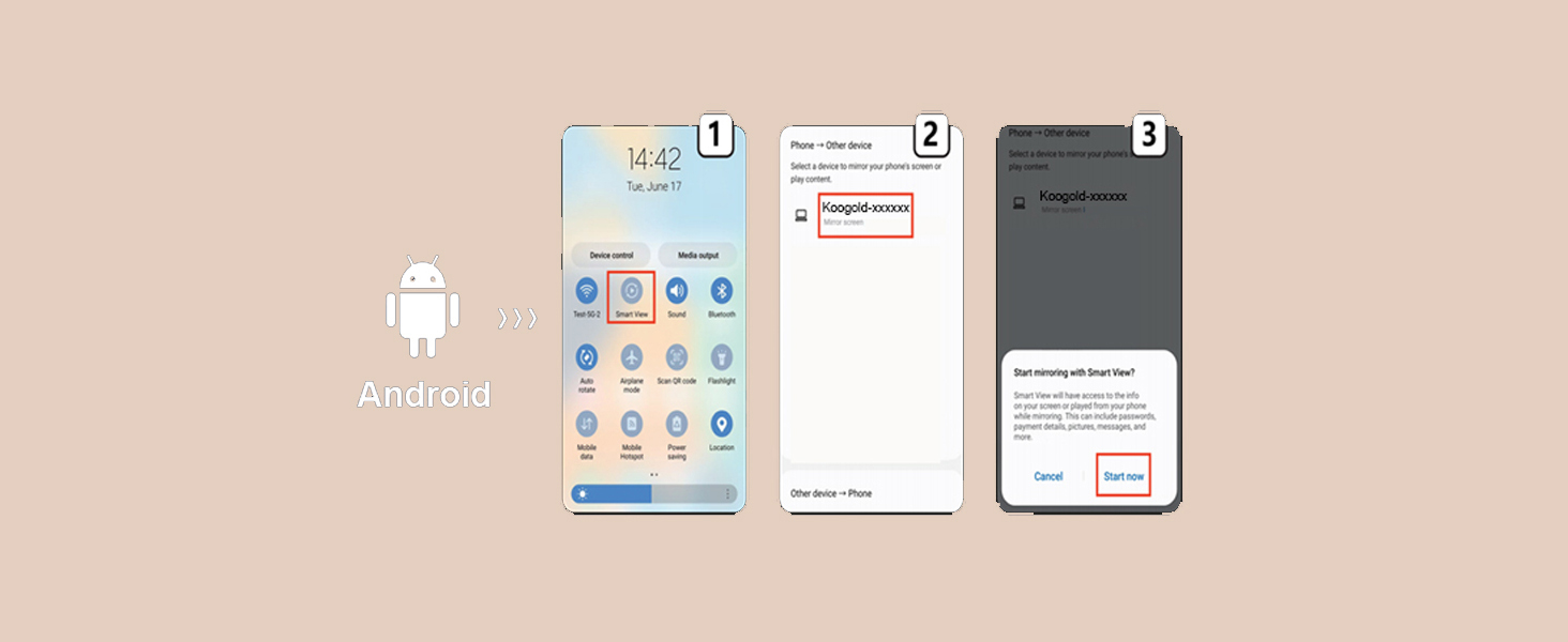 Plug and play, no app no driver needed, compact streaming stick for projector
