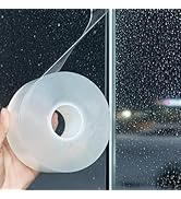 PackYard Transparent Window Weather Sealing Tape 2 Inch x 66 FT Weather Stripping Residue-Free Cl...