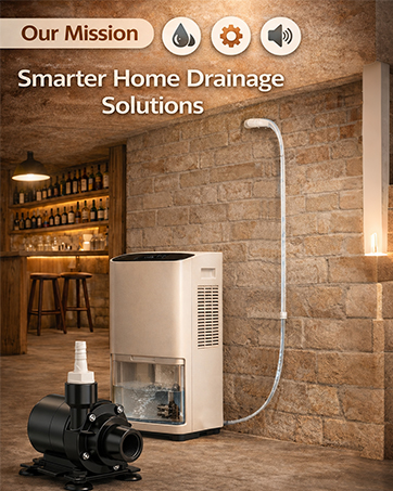 PmpDrTech Upgraded Automatic Smart Dehumidifier Pump