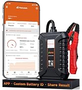 Foxwell BT60 Bluetooth Battery Tester, 12V Car Battery Load Tester,