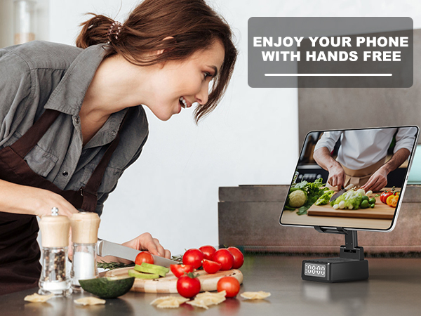 Kitchen mobile phone stand/tablet stand
