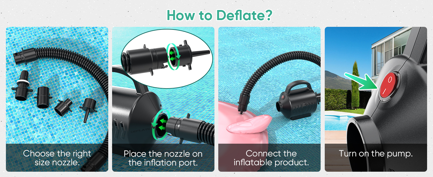 pool toy inflator air pump
