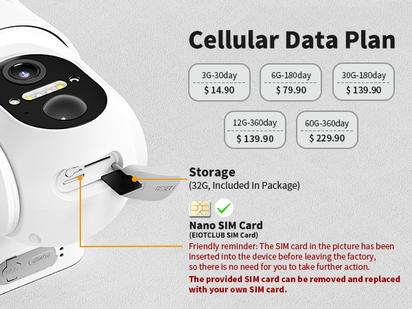cellular security camera with home security