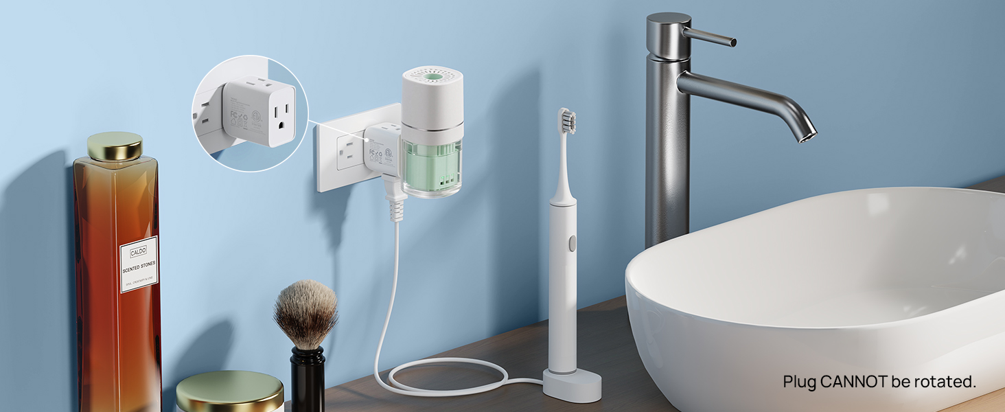 horizontal to vertical outlet adapter
