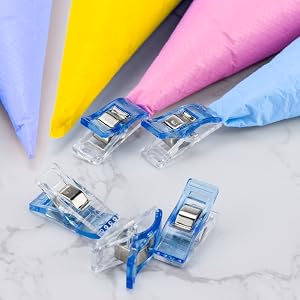 piping bags and Clips