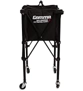 GAMMA Sports EZ Travel Cart, Tennis & Pickleball Hopper, Padel, Portable Compact Design, Sturdy L...