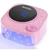 Lavinda 54W UV LED Nail Lamp, Professional UV Light for Gel Nails Rechargeable Cordless Nail Drye...