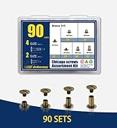 90 Sets Bronze Chicago Screws