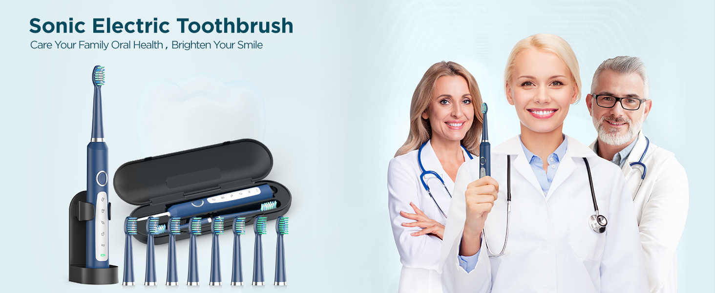 Electric toothbrush for adults