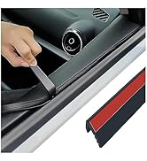 13Ft Car Door Rubber Seal Strip,Silent & Dustproof Rubber Car Window Seal Strip,Universal V-Shape...