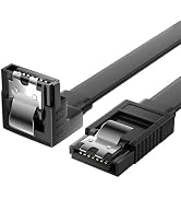 qintxgrtysen SATA Cable III, 1 Pack SATA Cable III 6Gbps Straight HDD SDD Data Cable with Locking...