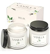 Waxcanpy Vanilla Candle, Soy Candles for Women, Soy Candles for Home Scented, 2 Pack Aromatherapy...