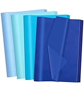160 Sheets Blue Tissue Paper for Gift Bags 20 X 14 Inches Baby Blue Wrapping Paper Bulk for Baby ...