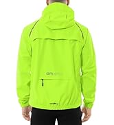 baleaf Men's Rain Jacket Waterproof Windbreaker Raincoat Running Cycling Hiking Gear Hood Lightwe...