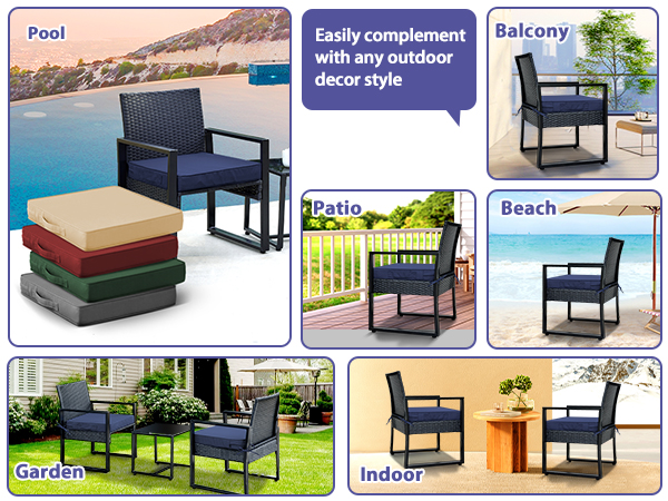 outdoor furniture cushions
