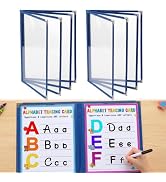 2Pcs 8.5x11in Dry Erase Morning Menu Covers Homeschool Classroom Essentials | No Reprinting Neede...