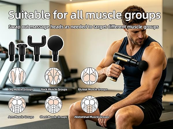 Suitable for all muscle groups