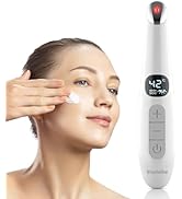 Vowleike Eye Lift Wand, 3 in 1 Vibrating 98°F to 113°F LCD Display Screen Eye Massager for Dry Ey...