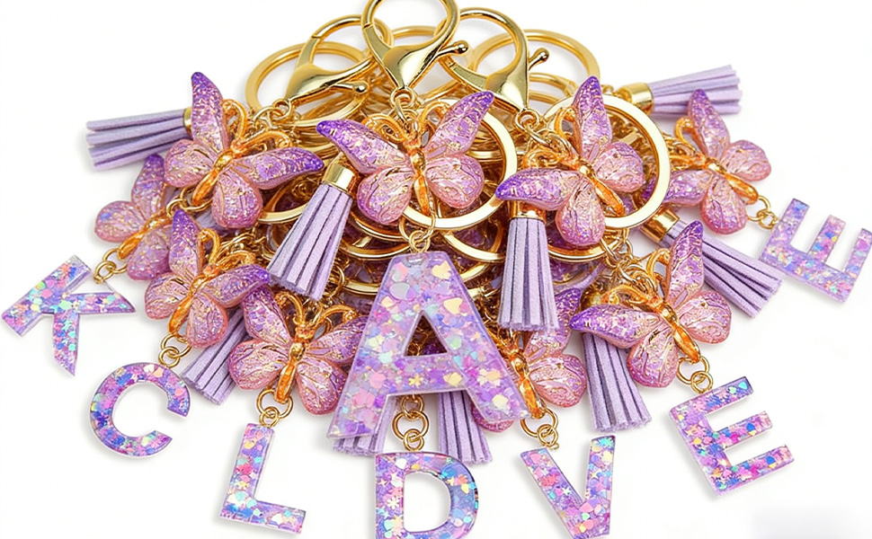 letter keychain